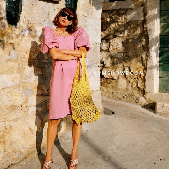 Mango Dresses & Skirts - #143 MANGO Voluminous sleeves midi dress